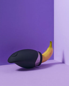 Mcsteamy handheld heating vibrator with banana for men
